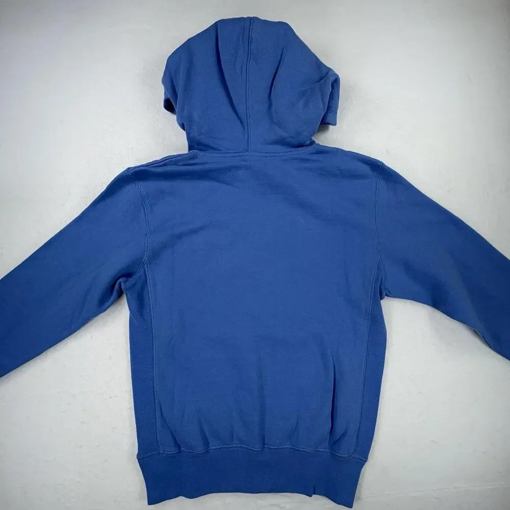 BB Vintage Hoodie Kids 2T Blue Milano Soccer Ball Graphic '78 Fleece Pullover
